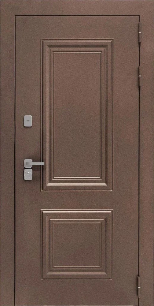 Входная дверь ДвериПРО Д-68 СБ-1 (лак. белое, 16мм, беленый дуб) DPRO200534 внешняя сторона