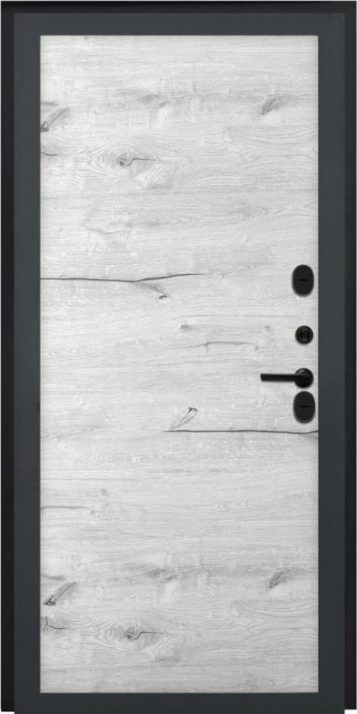 Входная дверь ДвериПРО Модель L-49 Без фрезеровки Дуб арктик горизонт DPRO196714 внутренняя сторона