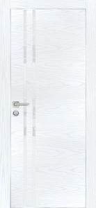 Межкомнатная дверь PX-11  AL кромка с 4-х ст. Дуб скай белый